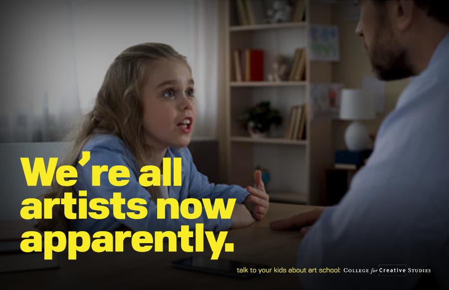 we're all artists now apparently