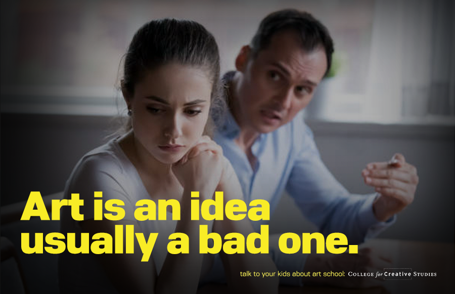 Art is an idea usually a bad one