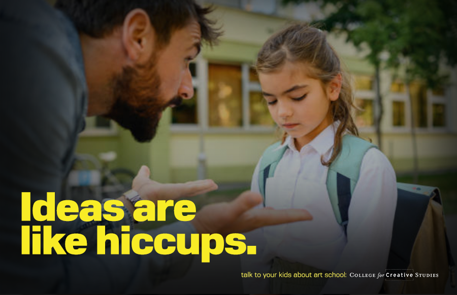 Ideas are like hiccups