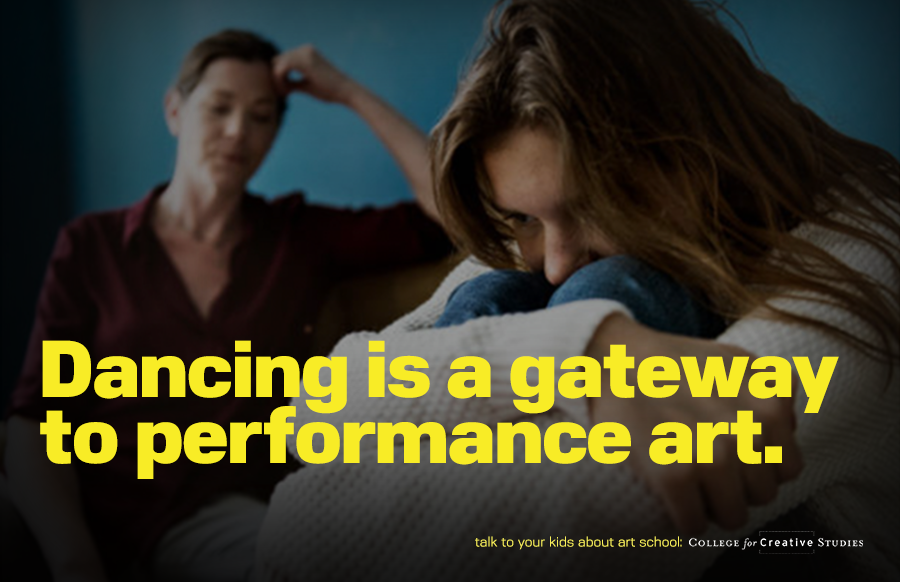 Dancing is a gateway to performance art